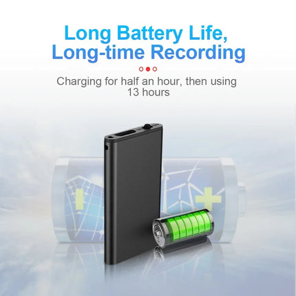 Voice Recorder with 8GB Memory, Mini Audio Recorder with Magnet – image 15