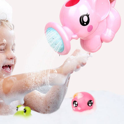 Baby Bath Toy Elephant Rinse Cup, Shampoo Rinser Cup with Gentle Spout for Tear Free Washing