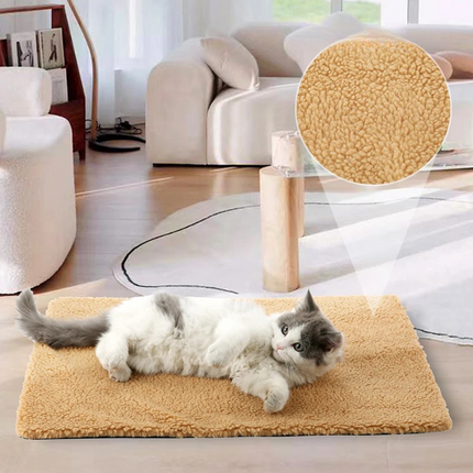Cat Heating Pad, Dog Warming Pad, Pet Heating Pad with No Electricity, Pet Self Warming Mat