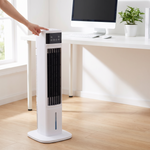 3-in-1 portable evaporative air cooler with 24H timer in a home office