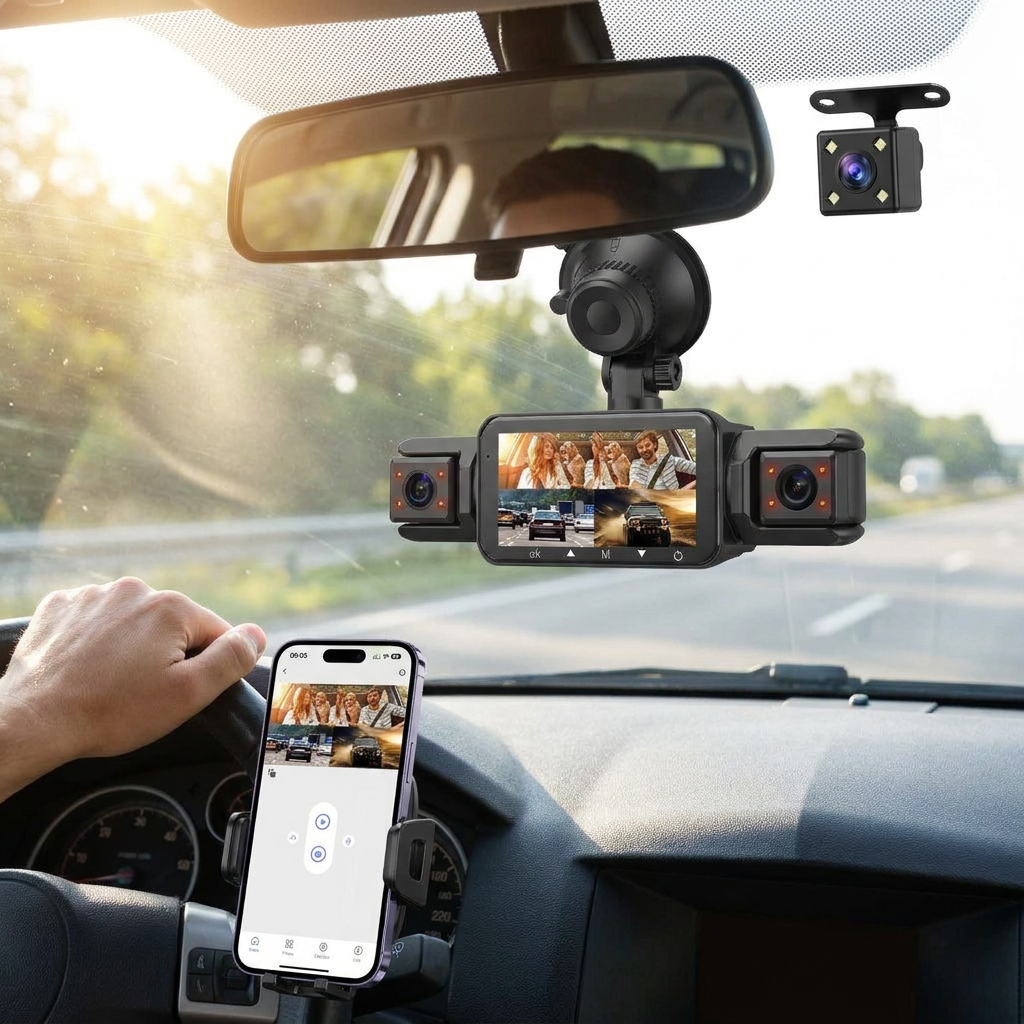 4-Channel Dash Cam