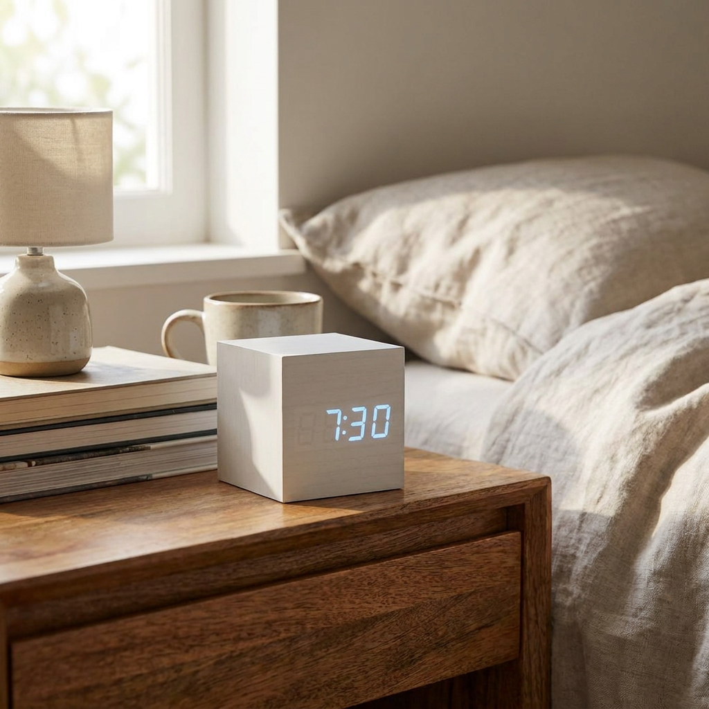 Digital Wood Clock