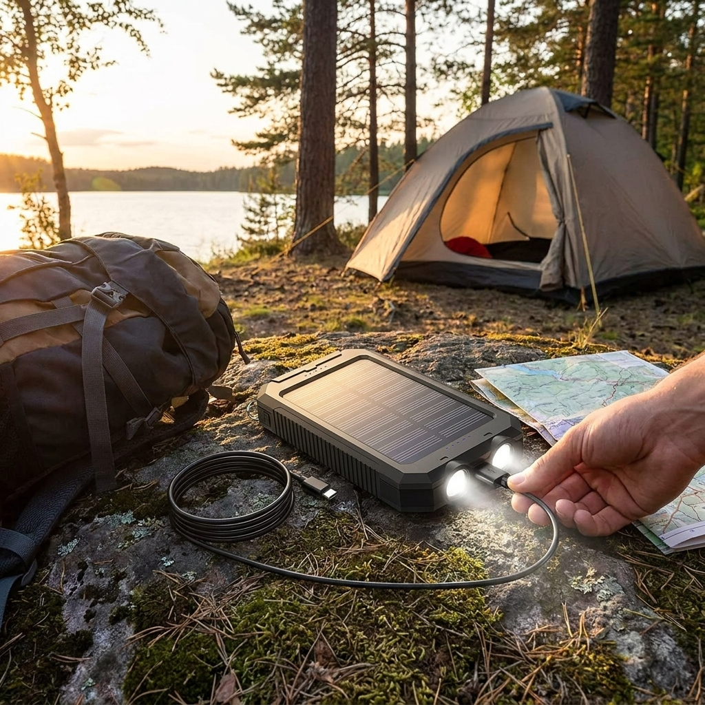 Solar Power Bank lifestyle