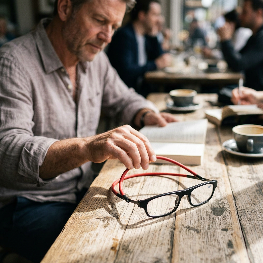 Magnetic Reading Glasses lifestyle