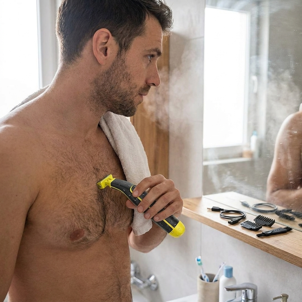 GroomPro Trimmer lifestyle