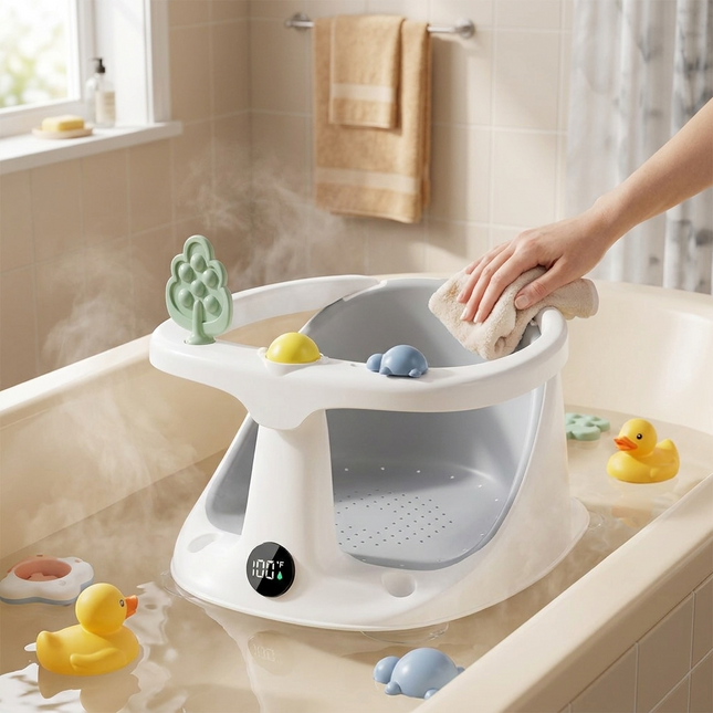 Baby Bath Seat lifestyle