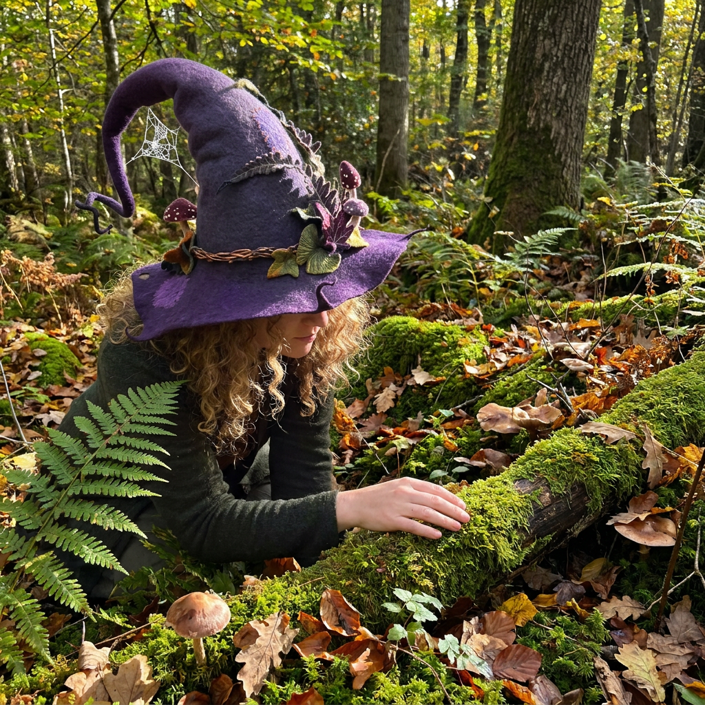 Wool Witch Hat lifestyle