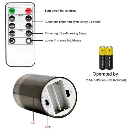 Flameless Candles with Remote, Battery Operated LED Candles – image 11