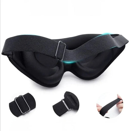 Sleep Mask with Adjustable Strap, 3D Contoured Eye Mask for Sleeping – image 5