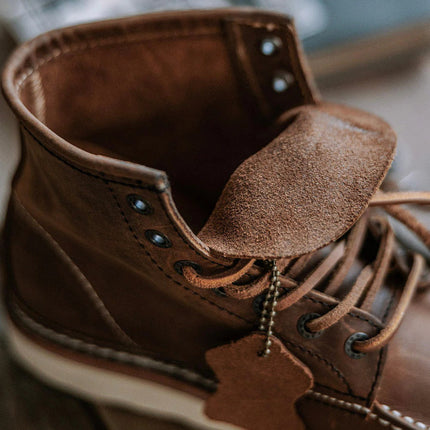 Waterproof Work Boots for Men, Moc Toe Boots – image 10