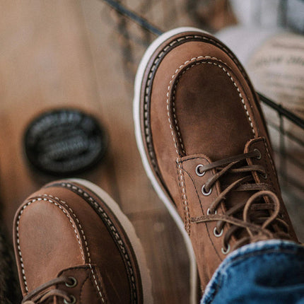 Waterproof Work Boots for Men, Moc Toe Boots – image 12