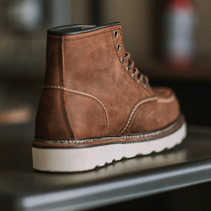Waterproof Work Boots for Men, Full Grain Leather Goodyear Welt Boots for Hunting and Work – image 13