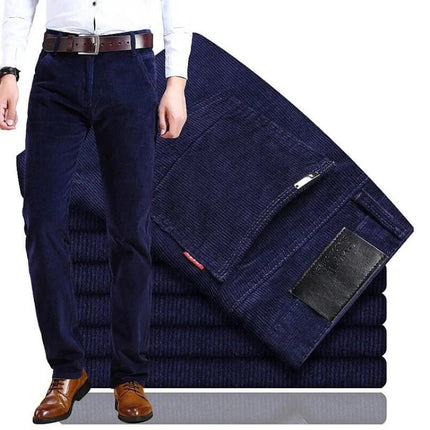 Corduroy Pants for Men, Stretch Cotton Mens Slacks for Every Season – image 4