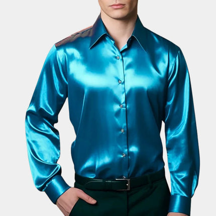 Mens Shirts for Business, Mens Dress Shirt with Tight Modern Cut