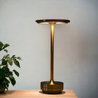 Cordless Table Lamp with Touch Control, Rechargeable LED Desk Lamp, Modern Table Lamp for Bedroom and Living Room