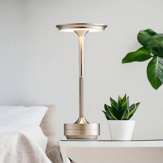 Cordless Table Lamp with Touch Control, Rechargeable LED Desk Lamp