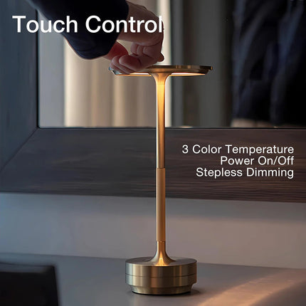 Cordless Table Lamp with Touch Control, Modern Table Lamp for Bedroom and Living Room – image 9