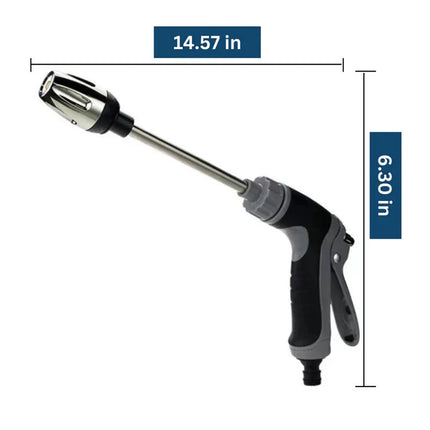 Hose Nozzle High Pressure, Power Washer Attachment for Hose with 360 Degree Rotating Spray – image 4
