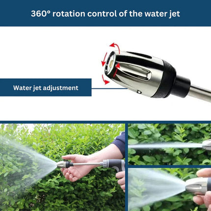 Hose Nozzle High Pressure, Power Washer Attachment for Hose with 360 Degree Rotating Spray – image 6