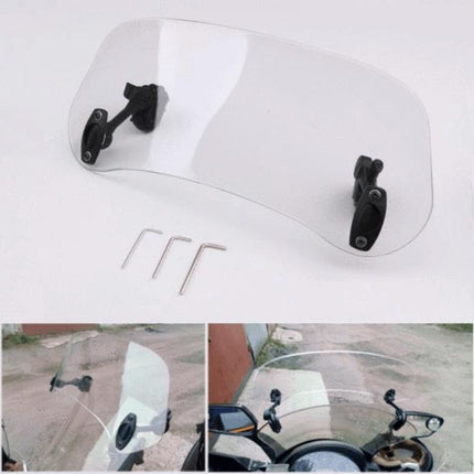 Motorcycle Windshield Extension, Adjustable Motorcycle Wind Deflector – image 5