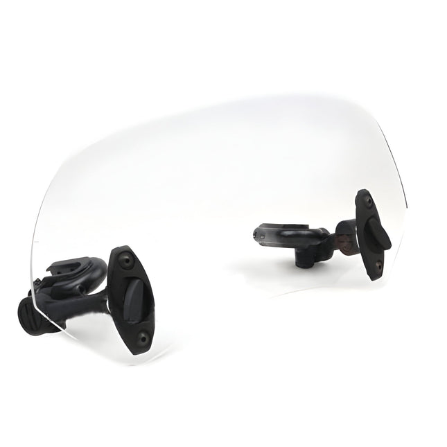 Motorcycle Windshield Extension, Adjustable Motorcycle Wind Deflector, Universal Clamp On Motorcycle Wind Screen Spoiler