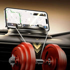 Car Phone Holder, 360 Rotating Phone Mount for Car Dashboard and Air Vent, Cell Phone Holder for Car