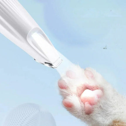 Pet Hair Trimmer for Paws and Face, Dog Fur Trimmer with Rounded Tips for Ears and Eyes