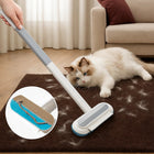 Pet Hair Remover Tool, Pet Hair Remover for Furniture and Rugs, Long Handle Pet Hair Scraper for Carpet