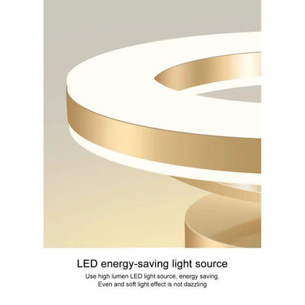 Flush Mount Ceiling Light, Dining Room Light Fixture in Black or Gold – image 4