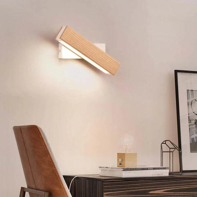 Wall Sconce for Hallway, Adjustable LED Wall Lamp for Bedroom