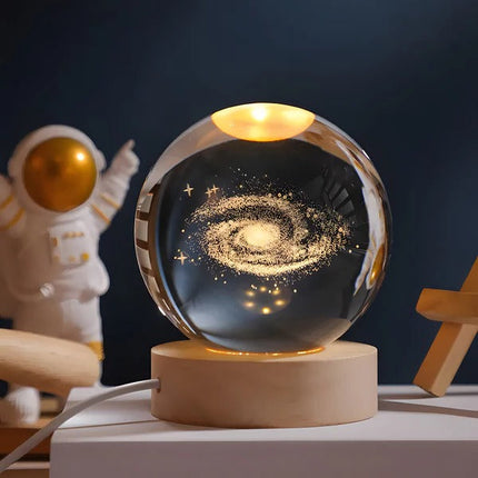 Table Lamp with 3D Engraved Sphere – image 6