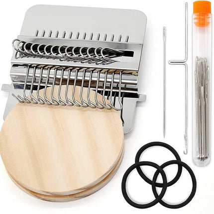 Weaving Loom for Visible Mending, Darning Loom Kit with Crochet Needle – image 6