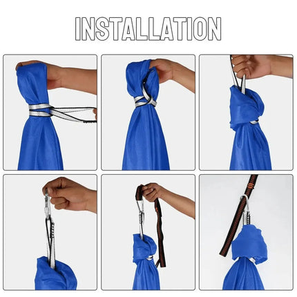 Sensory Swing Pod Enclosed for Ceiling or Frame, Indoor Swing for Adults and Kids with Straps – image 10