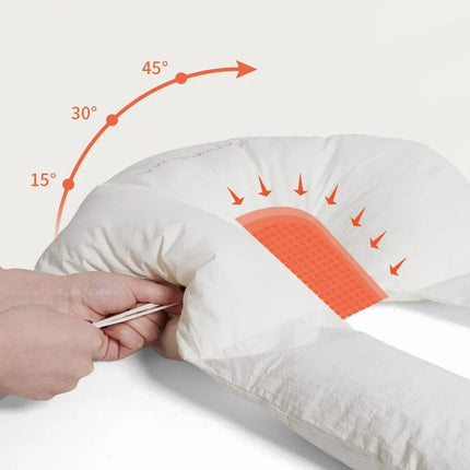 Baby Pillow for Infant Support, Infant Pillow with Head Zone and Adjustable Sides – image 6