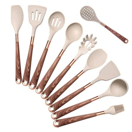 Kitchen Utensils Set 10 Piece, Cooking Utensils with Slotted Spoon – image 6
