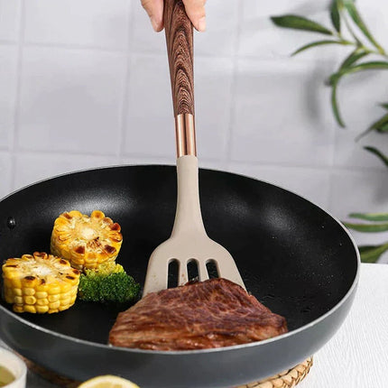 Kitchen Utensils Set 10 Piece, Cooking Utensils with Slotted Spoon – image 4