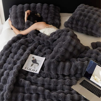 Throw Blanket, Warm Blanket for Bed and Sofa