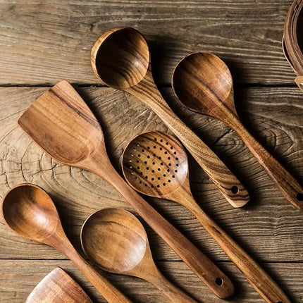 Cooking Utensils with Spatula and Serving Fork