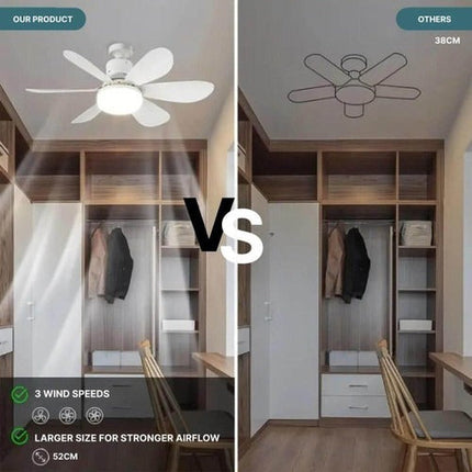 Quiet LED Socket Fan Light – image 12
