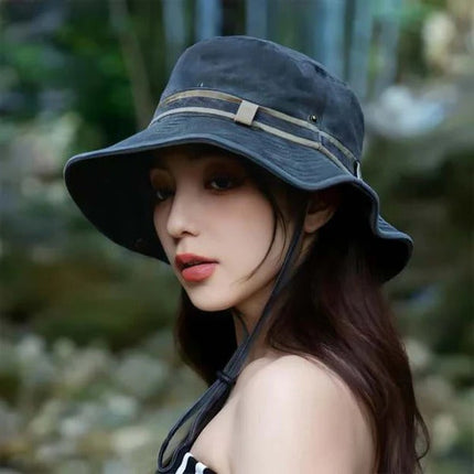 Sun Hat for Men and Women, Wide Brim Hat with Chin Strap and Mesh Vents – image 4
