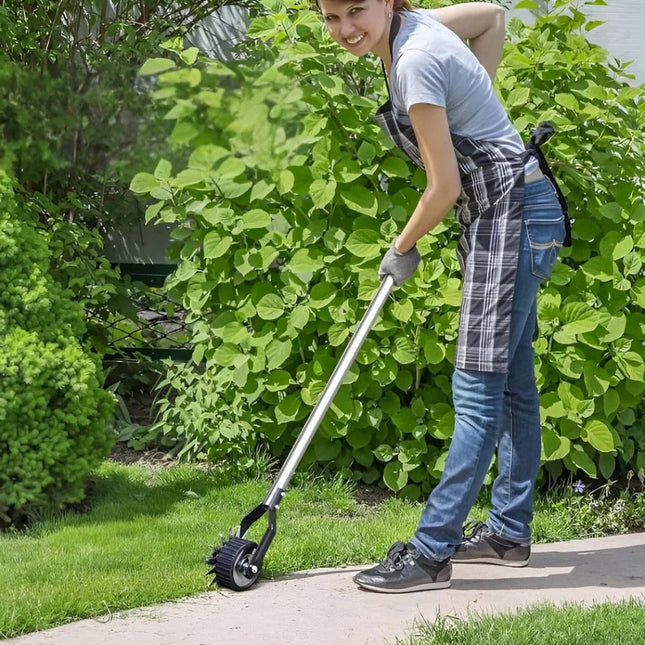 Manual Lawn Edger, Garden Edger with Adjustable Handle, Lawn Edging Tool for Sidewalk and Driveway, Garden Tool