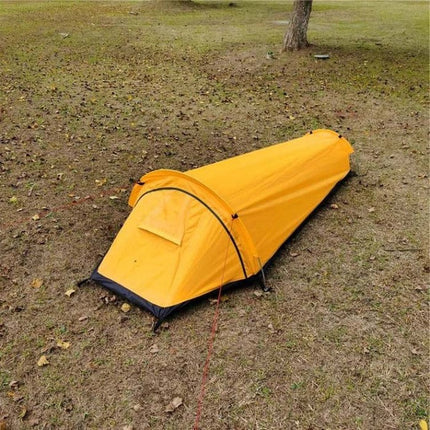 Tent for Backpacking, Ultralight 1.52 lb Waterproof Camping Tent with Mesh Lining, Windproof 1 Person Tent for Hiking