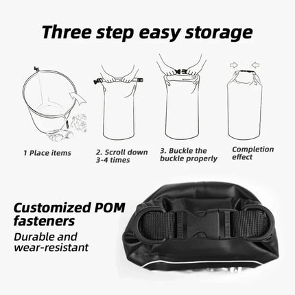 Waterproof Phone Pouch for Swimming and Kayaking, Universal Dry Bag Case for Smartphones up to 7 Inches