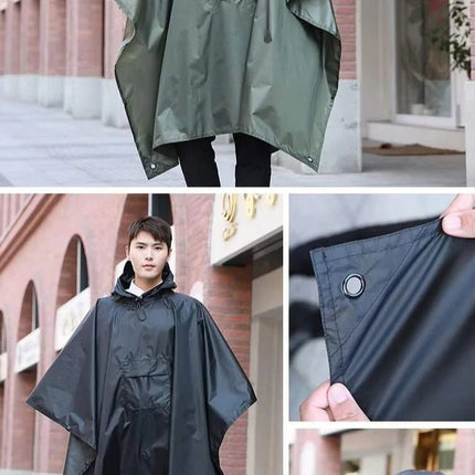 Rain Ponchos for Adults, Packable Rain Poncho with Storage Pouch – image 7