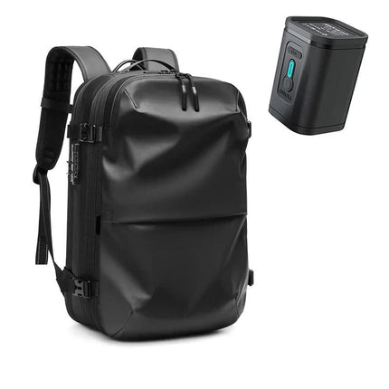 Travel Backpack, Compression Travel Bag with Lockable Zippers, Weather Resistant Commuter Backpack for Flights