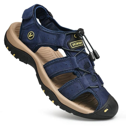 Mens Sandals, Slip On Mens Summer Footwear for Outdoor Use