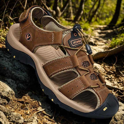 Mens Sandals, Slip On Mens Summer Footwear for Outdoor Use – image 7