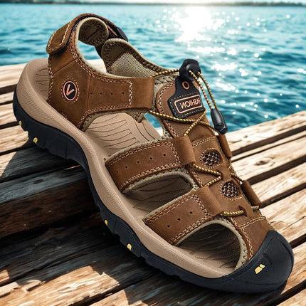 Mens Sandals, Summer Sandals for Men with Non Slip Rubber Sole – image 6