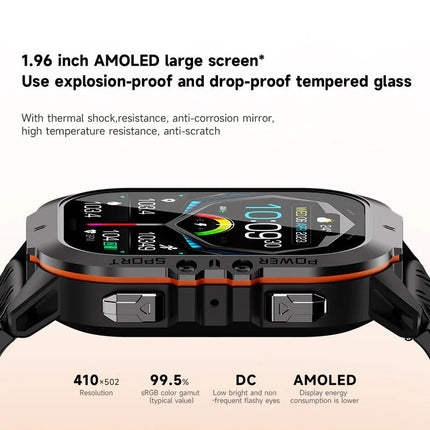 Waterproof Sports Watch for Men and Women, 5ATM Swim Smartwatch with Fitness Tracker and Bluetooth 5.0 Calling
