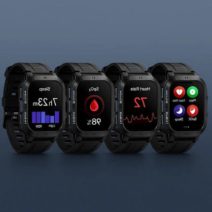 Waterproof Sports Watch for Men and Women, 5ATM Swim Smartwatch with Fitness Tracker and Bluetooth 5.0 Calling